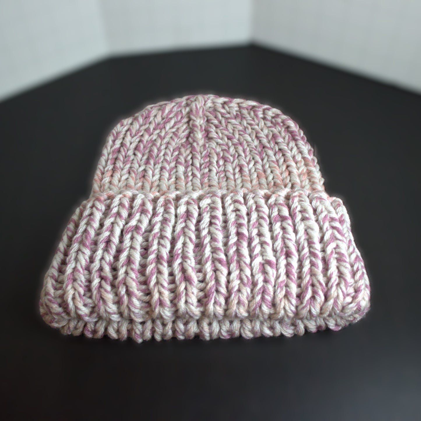 Pastel in Pink Basic Beanie