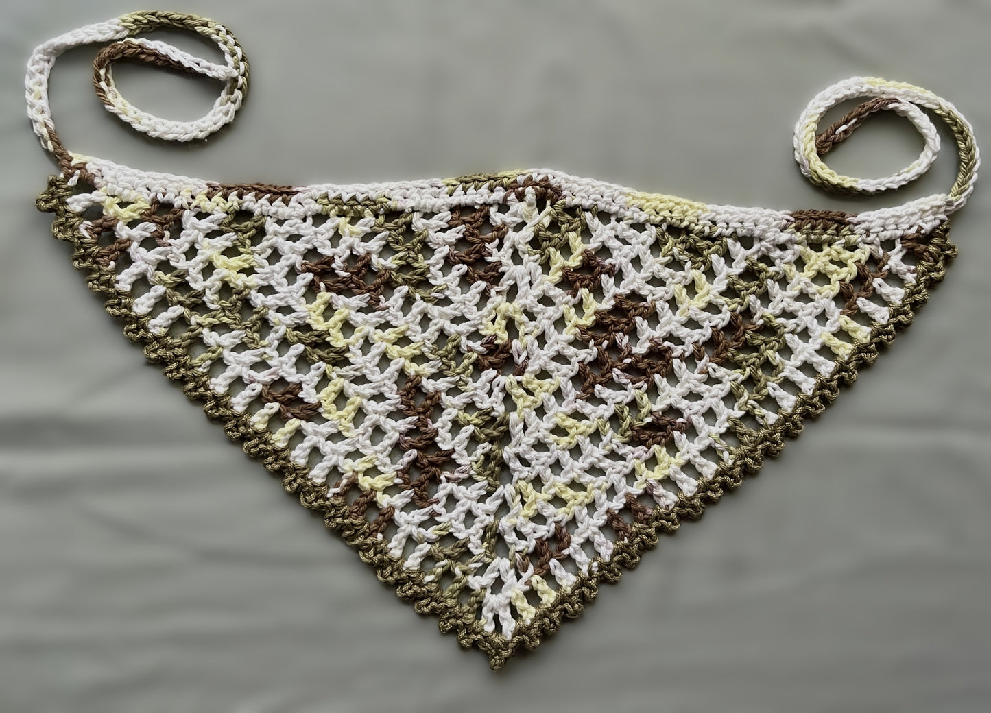 Wooded Moss Skipped Bandana