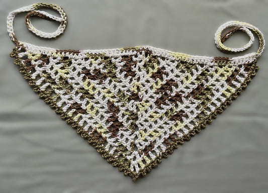 Wooded Moss Skipped Bandana