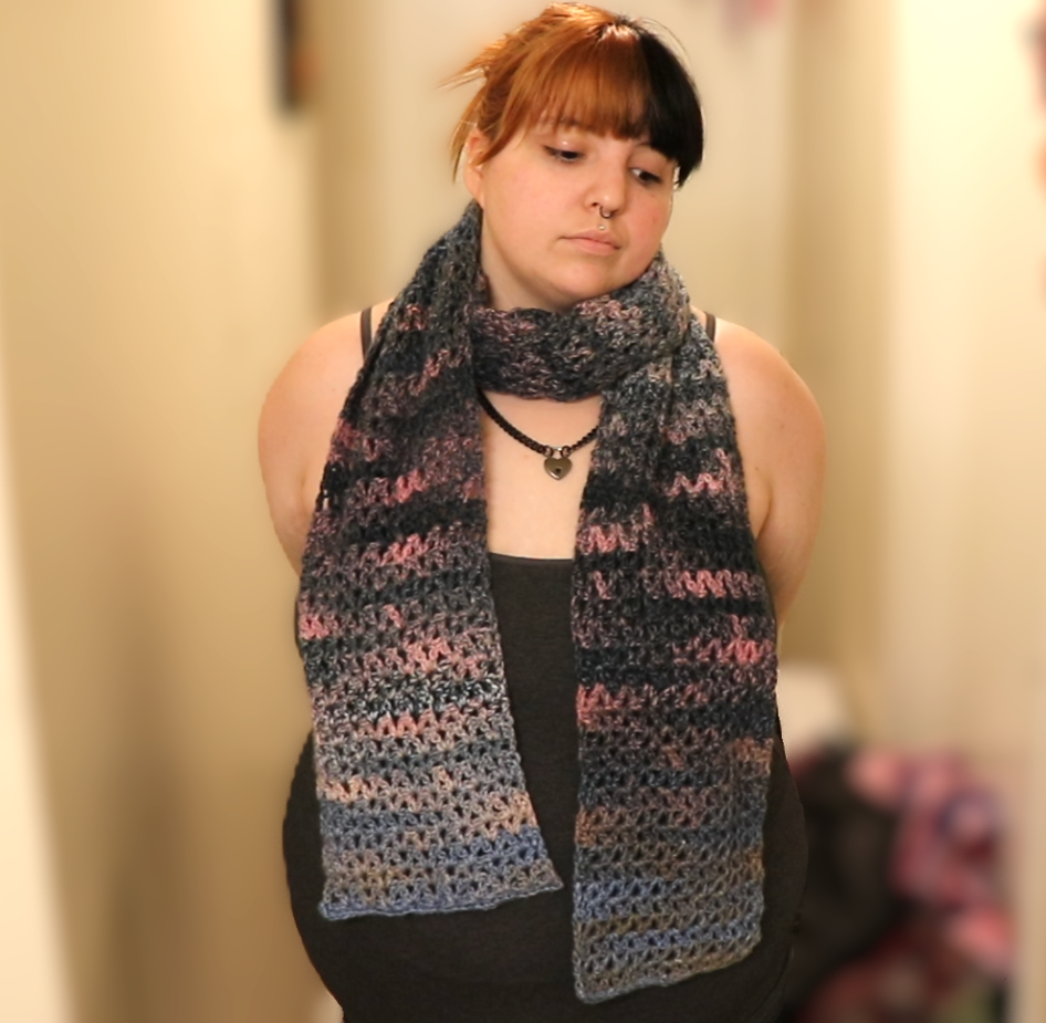 Thick & Cozy Crochet Scarf