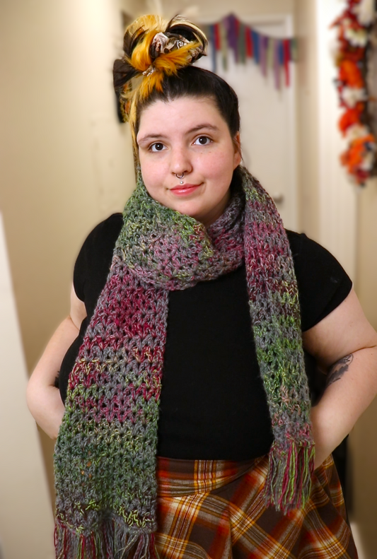 Thick & Cozy Crochet Scarf