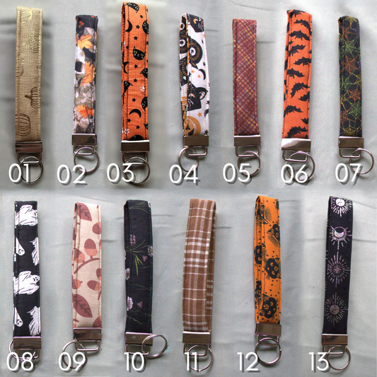 Halloween/Fall Keychain Wristlet