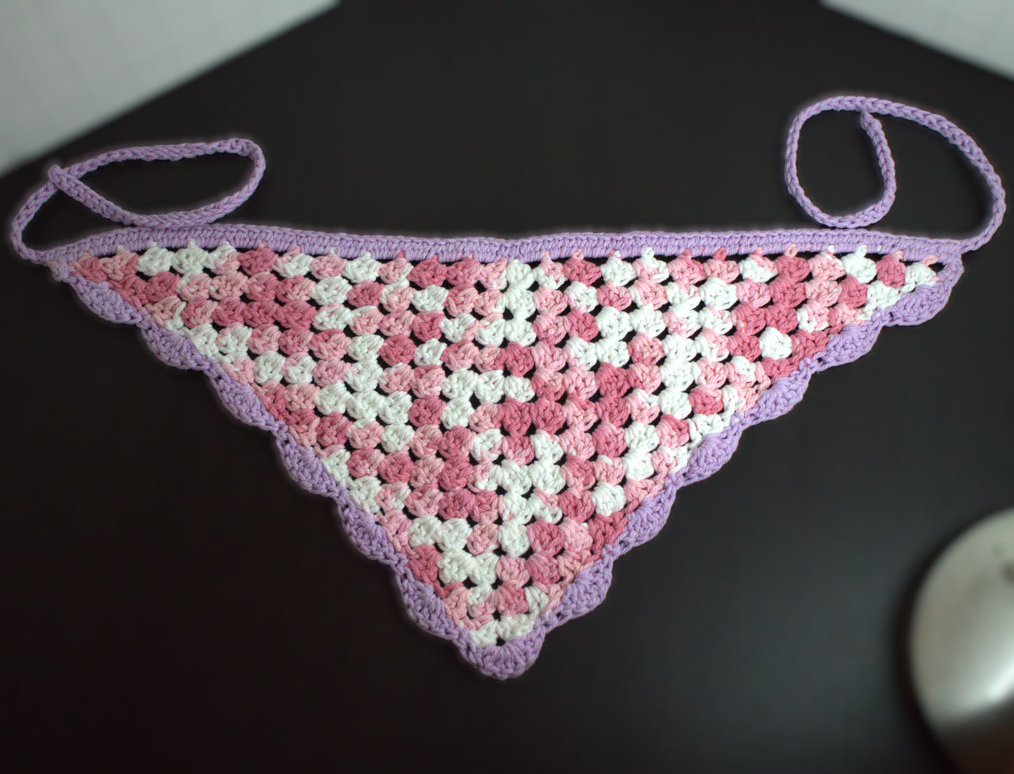 Strawberry Orchid Granny Bandana