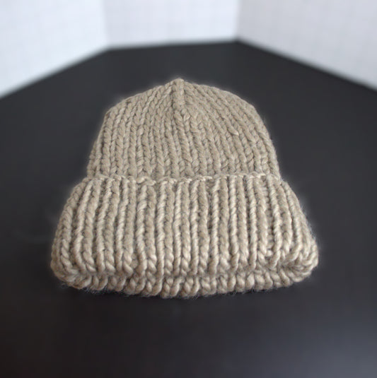 Taupe Basic Beanie