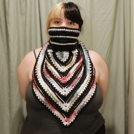 Pop of Color Wild Oleander Scarf & Cowl