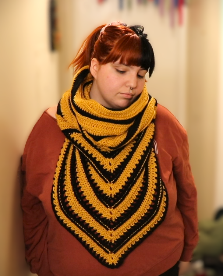 Wild Oleander Hooded Scarf