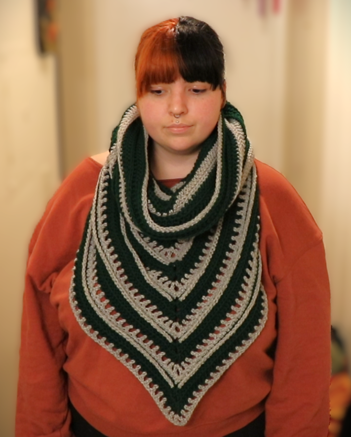 Wild Oleander Hooded Scarf